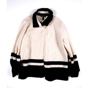 Vintage 90s Lauren Ralph Lauren Lambswool Cardigan Women XL Shawl Collar Sweater